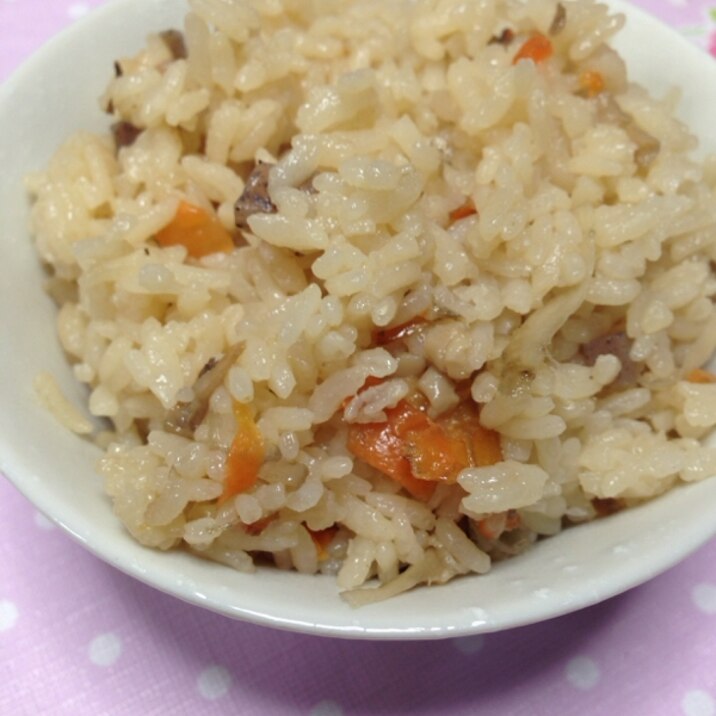 麺つゆでオッケー 炊き込みご飯 レシピ 作り方 By Xmickyx 楽天レシピ